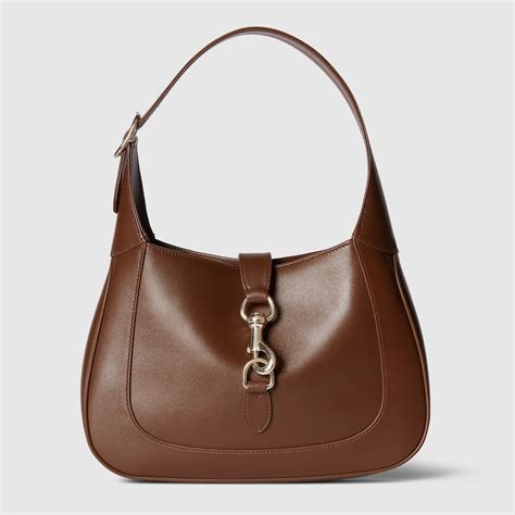 borsa gucci jackie pelle|Borsa a spalla Gucci Jackie misura piccola in pelle marrone.